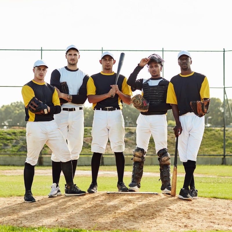 cs runsenisocks Adult Men's Baseball Softball Socks and Belt Set, Younth Soccer Baseball Belt and Socks(3 Pairs of baseball Socks and Belt) - Image 5